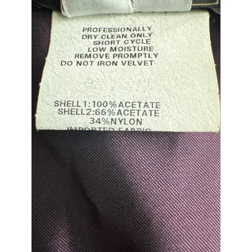 NWT Vintage Jessica McClintock Burgundy Velvet & Taffeta reversable Shawl Wrap - Picture 10 of 11